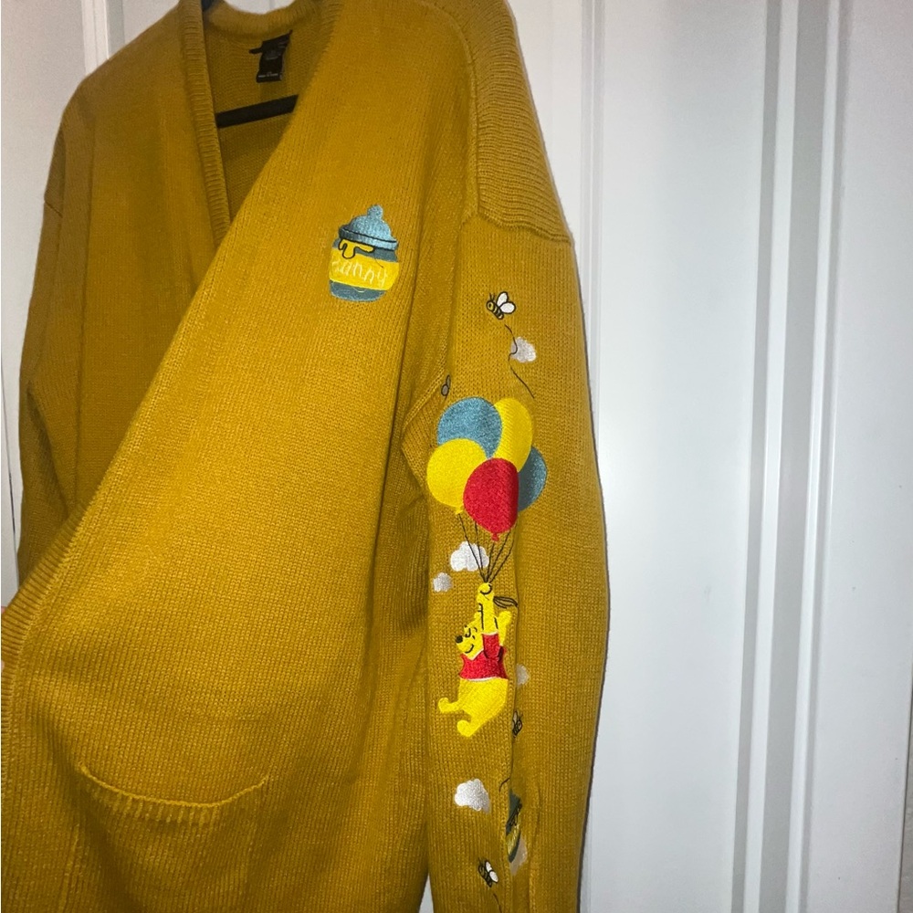 Disney Winnie The Pooh Balloon Ride women’s open cardigan - Picture 3 of 4